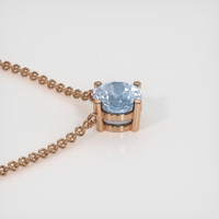 0.77 Ct. Gemstone Necklace, 14K Rose Gold 3