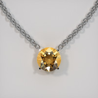 4.16 Ct. Gemstone Necklace, 14K White Gold 1