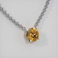 4.16 Ct. Gemstone Necklace, 14K White Gold 2