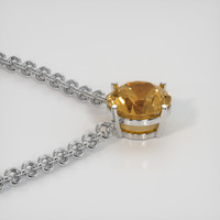 4.16 Ct. Gemstone Necklace, 14K White Gold 3