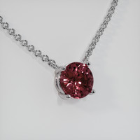 2.86 Ct. Gemstone Necklace, 14K White Gold 2