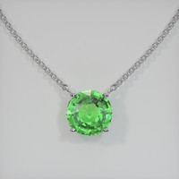 1.54 Ct. Gemstone Necklace, 14K White Gold 1