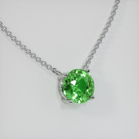 1.54 Ct. Gemstone Necklace, 14K White Gold 2