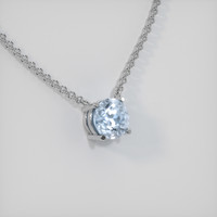 0.77 Ct. Gemstone Necklace, 14K White Gold 2