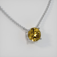 1.01 Ct. Gemstone Necklace, 14K White Gold 2