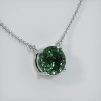 1.66 Ct. Sapphire Necklace, 14K White Gold 2
