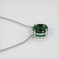 1.66 Ct. Sapphire Necklace, 14K White Gold 3