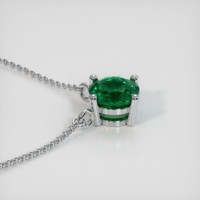 Emerald Necklace 1.23 Ct., 18K White Gold Preview