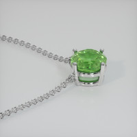 0.90 Ct. Gemstone Necklace, 18K White Gold 3