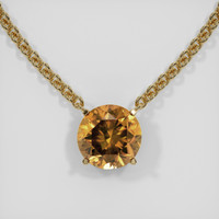 6.85 Ct. Gemstone Necklace, 14K Yellow Gold 1