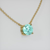 0.67 Ct. Gemstone Necklace, 14K Yellow Gold 2