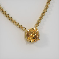 4.16 Ct. Gemstone Necklace, 14K Yellow Gold 2