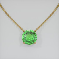 1.54 Ct. Gemstone Necklace, 14K Yellow Gold 1