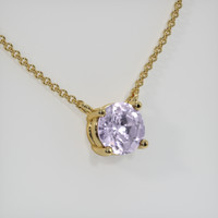 1.29 Ct. Gemstone Necklace, 14K Yellow Gold 2