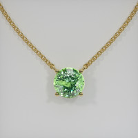 0.90 Ct. Gemstone Necklace, 14K Yellow Gold 1