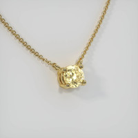 0.55 Ct. Sapphire Necklace, 18K Yellow Gold 2