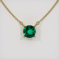 Emerald Necklace 1.23 Ct. 18K Yellow Gold Preview
