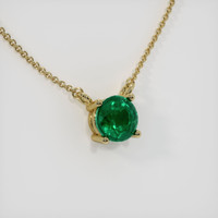 Emerald Necklace 1.23 Ct. 18K Yellow Gold Preview