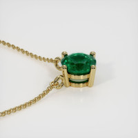 Emerald Necklace 1.23 Ct. 18K Yellow Gold Preview