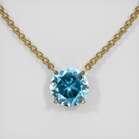 3.38 Ct. Gemstone Necklace, 18K Yellow Gold 1