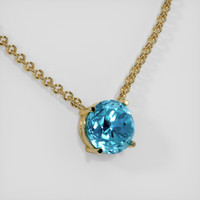 3.38 Ct. Gemstone Necklace, 18K Yellow Gold 2