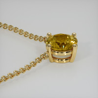 2.10 Ct. Gemstone Necklace, 18K Yellow Gold 3