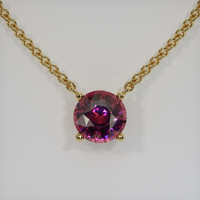 2.86 Ct. Gemstone Necklace, 18K Yellow Gold 1