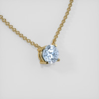 0.77 Ct. Gemstone Necklace, 18K Yellow Gold 2