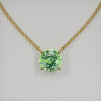 0.90 Ct. Gemstone Necklace, 18K Yellow Gold 1