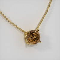 1.02 Ct. Gemstone Necklace, 18K Yellow Gold 2