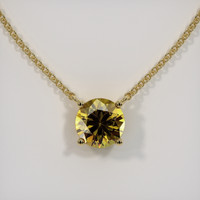 1.01 Ct. Gemstone Necklace, 18K Yellow Gold 1