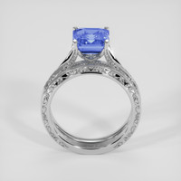 3.04 Ct. Blue Sapphire Ring, Platinum 950 3