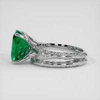 4.49 Ct. Emerald Ring, Platinum 950 4