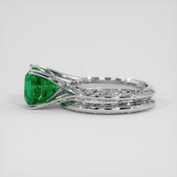 3.72 Ct. Emerald Ring, Platinum 950 4