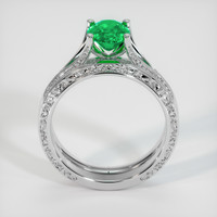 0.99 Ct. Emerald Ring, Platinum 950 3