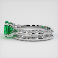 0.99 Ct. Emerald Ring, Platinum 950 4