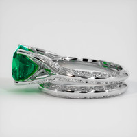 2.62 Ct. Emerald Ring, Platinum 950 4