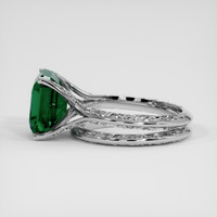 6.60 Ct. Emerald Ring, Platinum 950 4