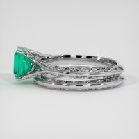 1.02 Ct. Emerald Ring, Platinum 950 4