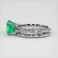 1.48 Ct. Emerald Ring, Platinum 950 4