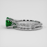 1.32 Ct. Emerald Ring, Platinum 950 4