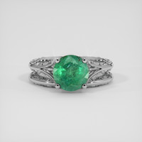 2.06 Ct. Emerald Ring, Platinum 950 1