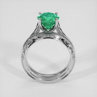 2.06 Ct. Emerald Ring, Platinum 950 3