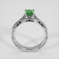 1.59 Ct. Bluish Green Sapphire Ring, Platinum 950 3