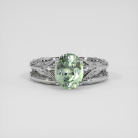 2.53 Ct. Green Sapphire Ring, Platinum 950 1