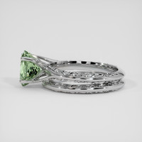 2.53 Ct. Green Sapphire Ring, Platinum 950 4
