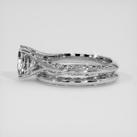 1.55 Ct. White Sapphire Ring, Platinum 950 4