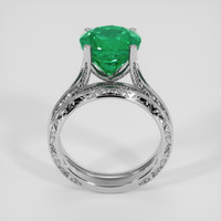 4.36 Ct. Emerald Ring, Platinum 950 3