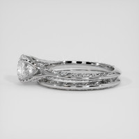 1.50 Ct. White Sapphire Ring, Platinum 950 4