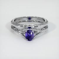 0.51 Ct. Sapphire Ring, Platinum 950 1